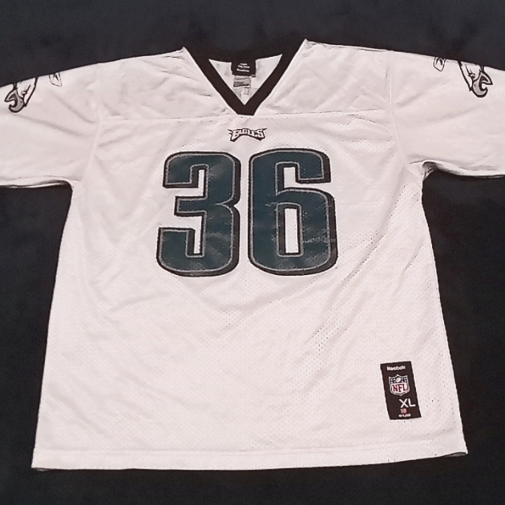 Reebok..Eagles Jersey..White..XL